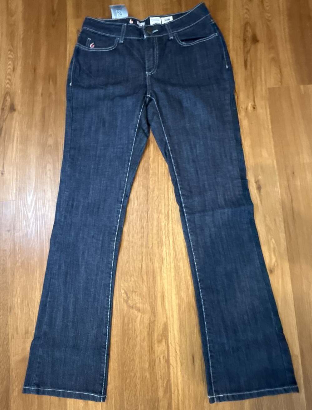 Lapco FR Ladies Comfort Stretch Jean Size 6-TAL Dark Wash Flame Resistant